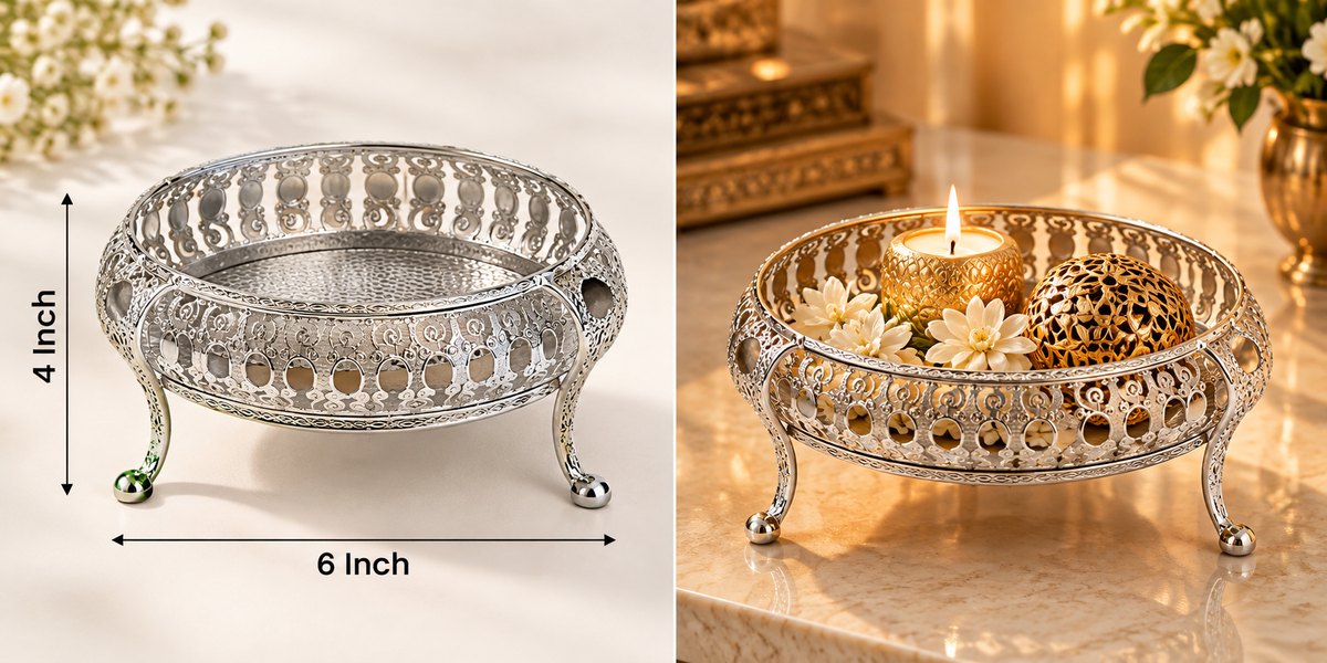 German Silver Tray- KQ 1578