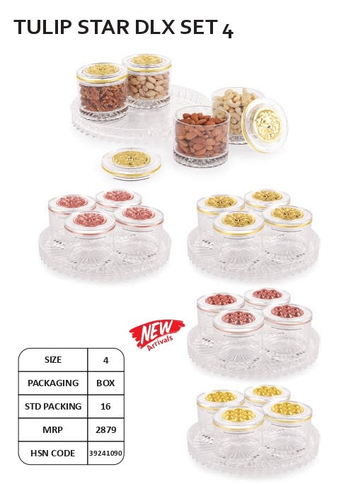 Tulip Star Dlx Set 4