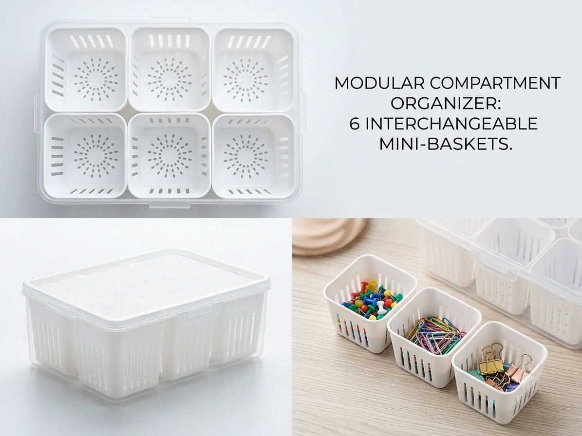 Organizer 6 Mini Baskets