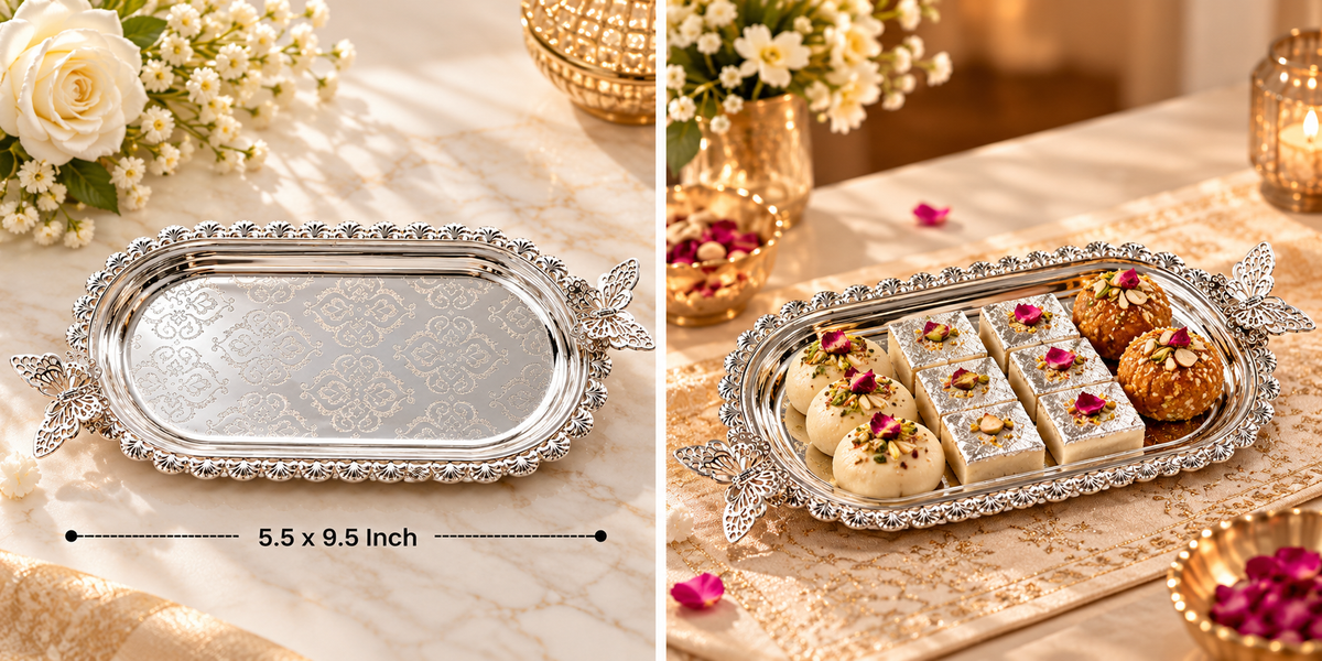 Silver Plated Tray - KQ 1980