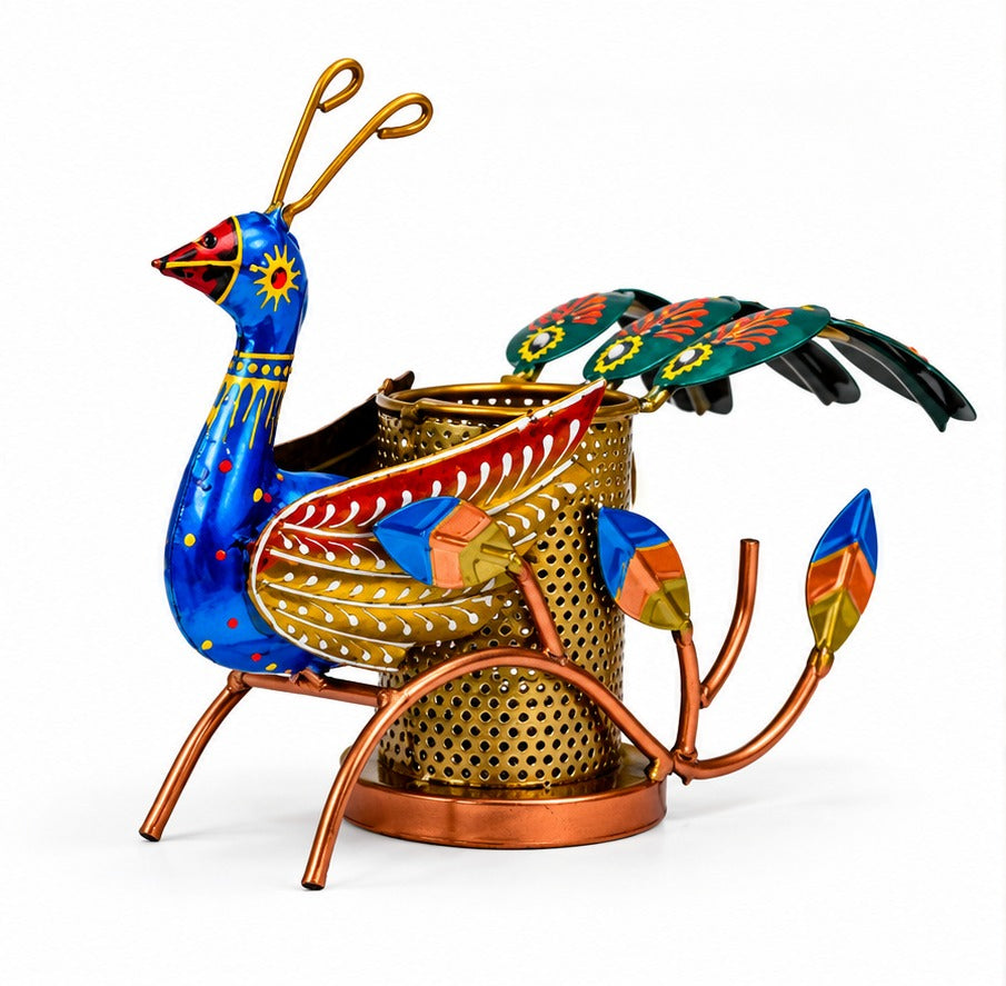 Peacock Pen Stand