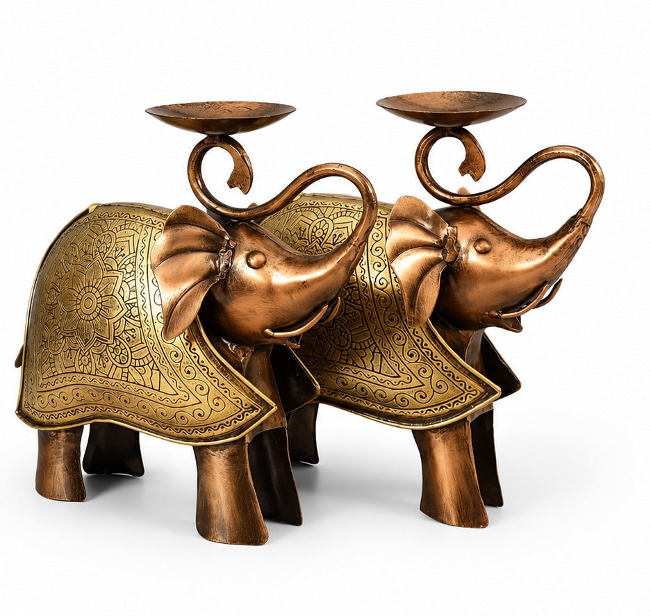 Elephant T light Holder