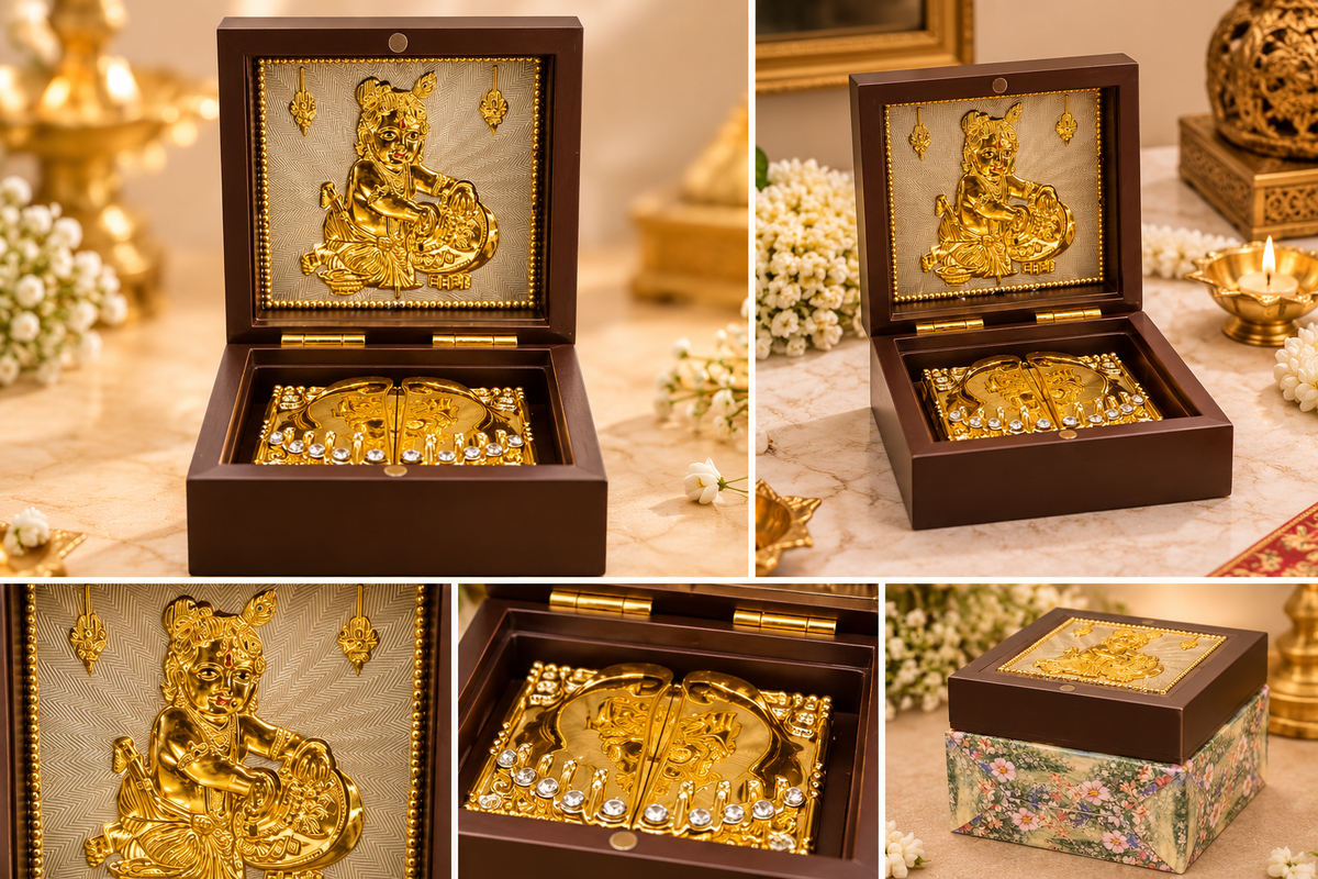 Pooja box small - Shree Krishna
