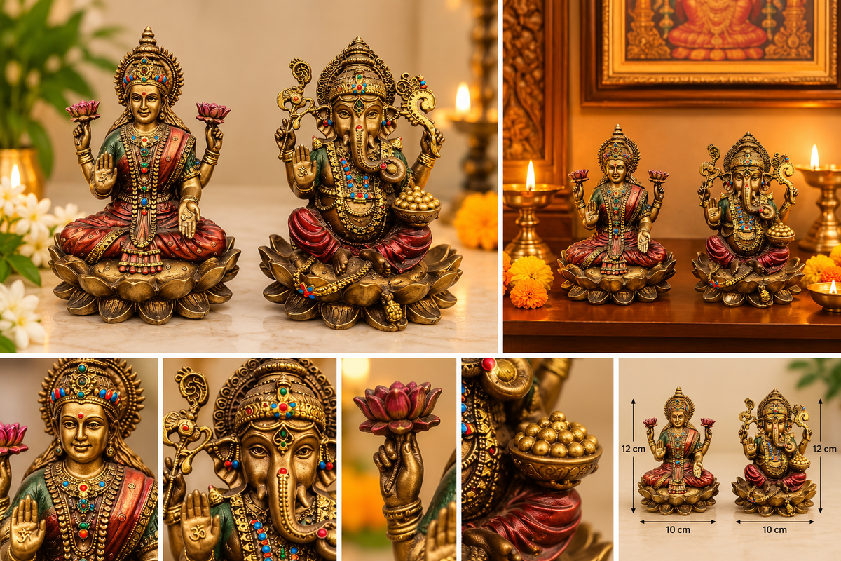 Kamal Laxmi Ganesh 6 inch