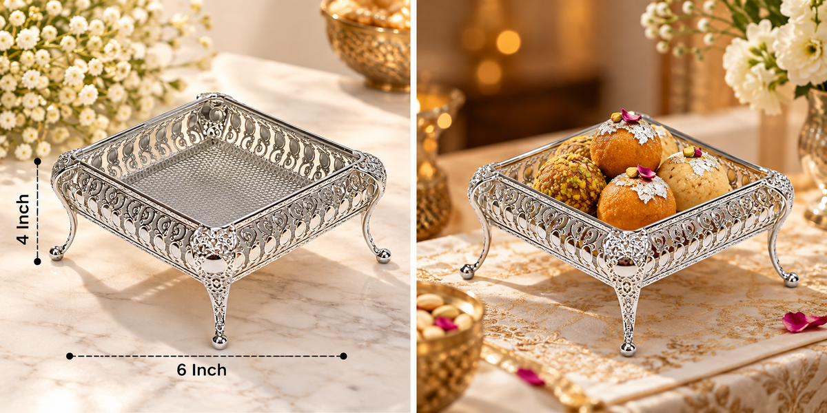 German Silver Tray- KQ 1579