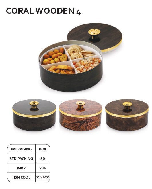 Coral Wooden 4