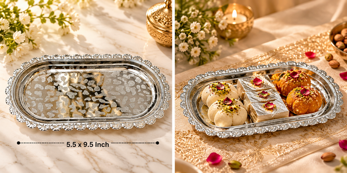 Silver Plated Tray - KQ 1982