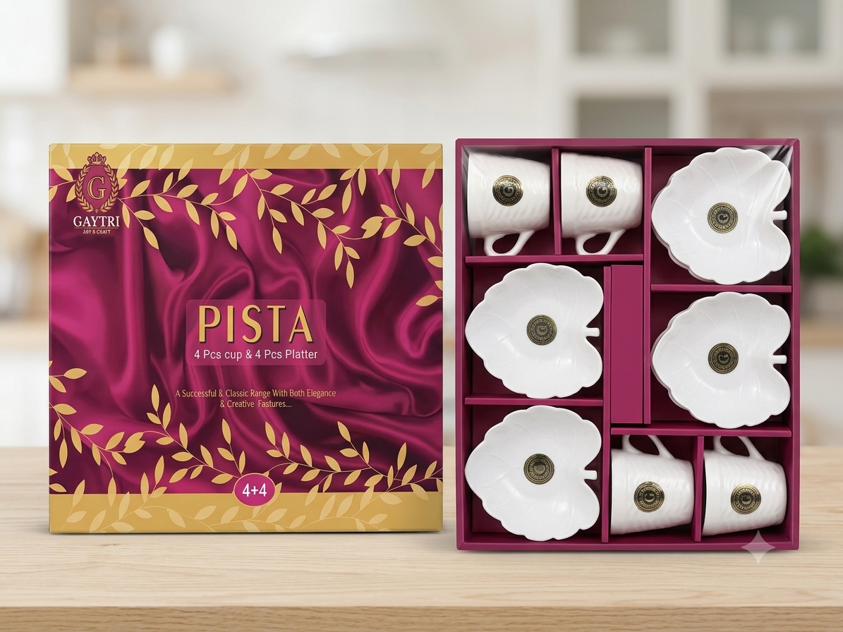 Pista 4 Cup And 4 Platter