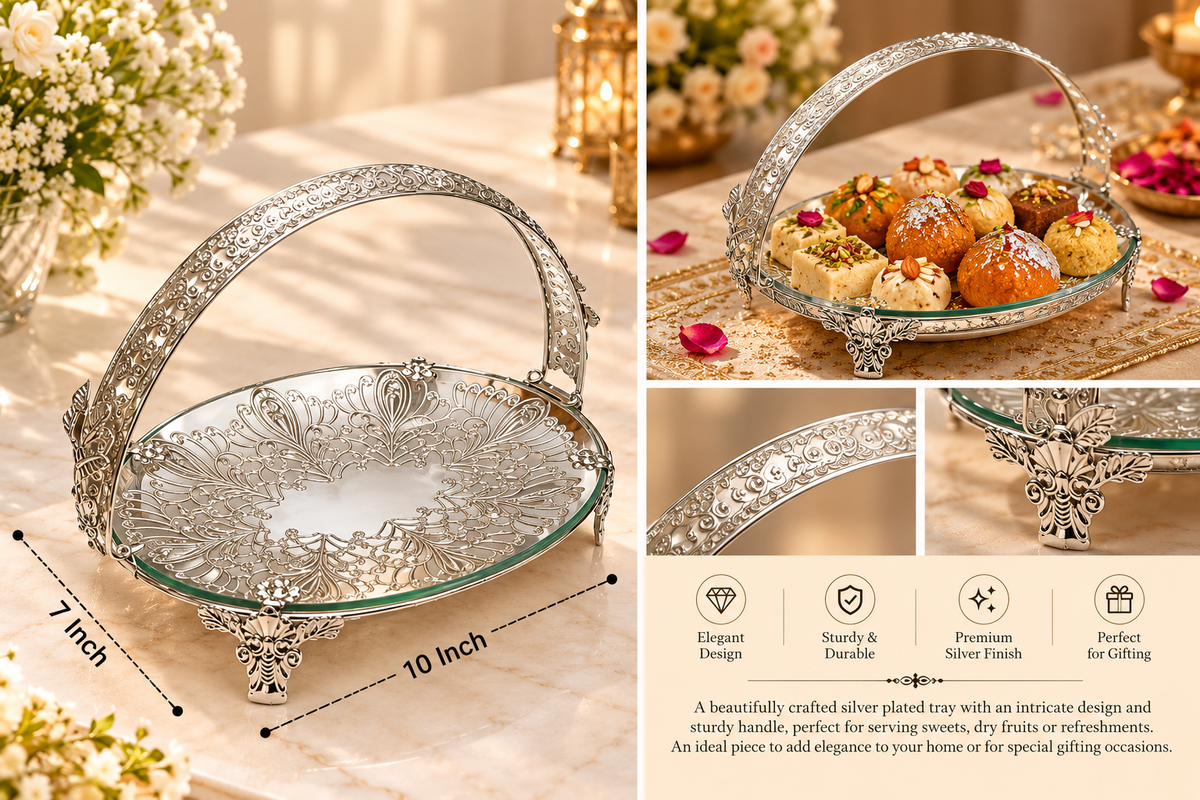 Silver Plated Tray - KQ 2364