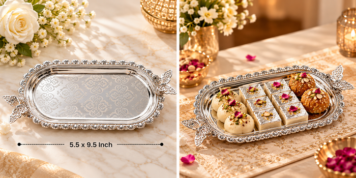 Silver Plated Tray - KQ 1980