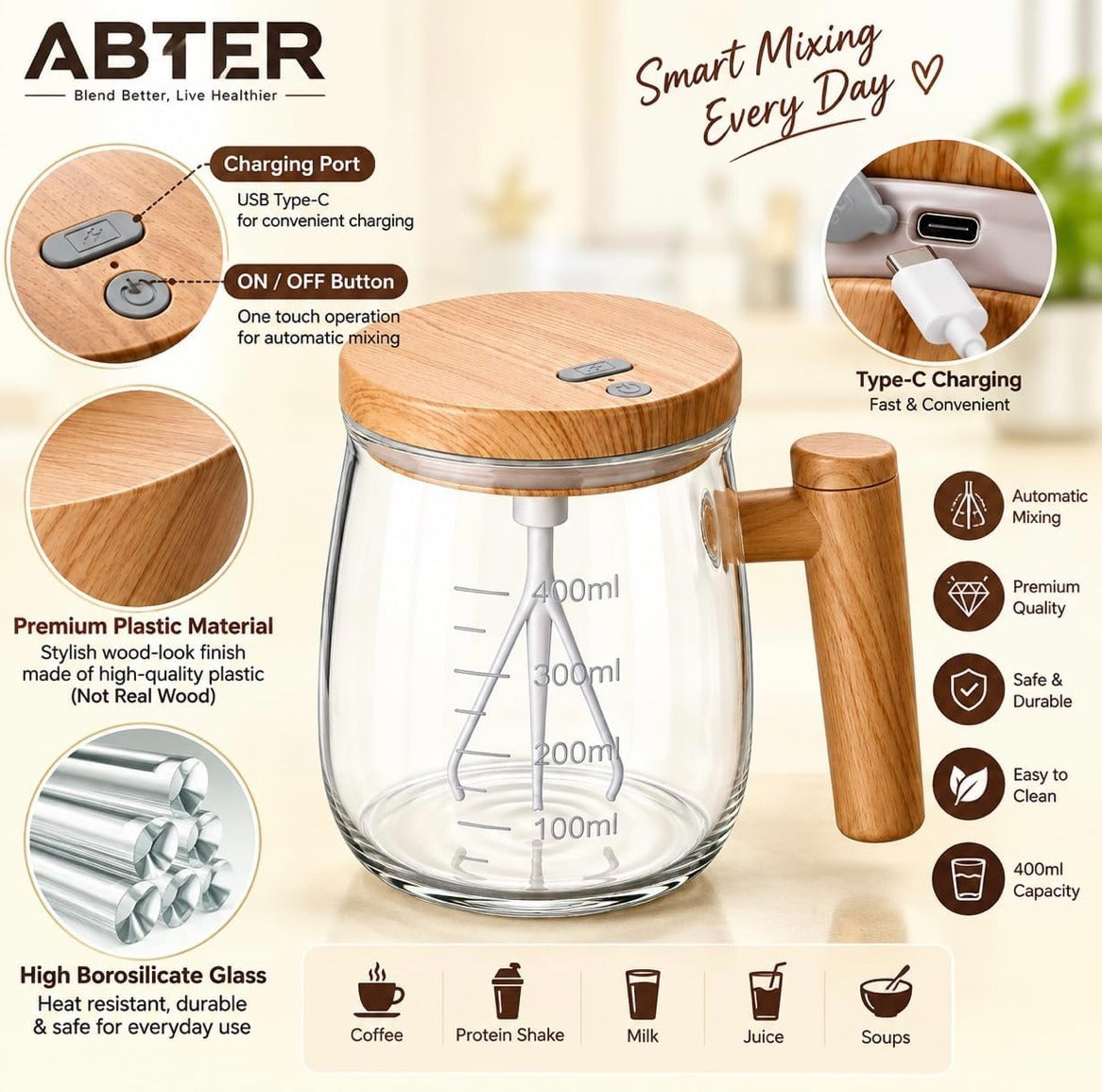 Automatic Mixing Cup